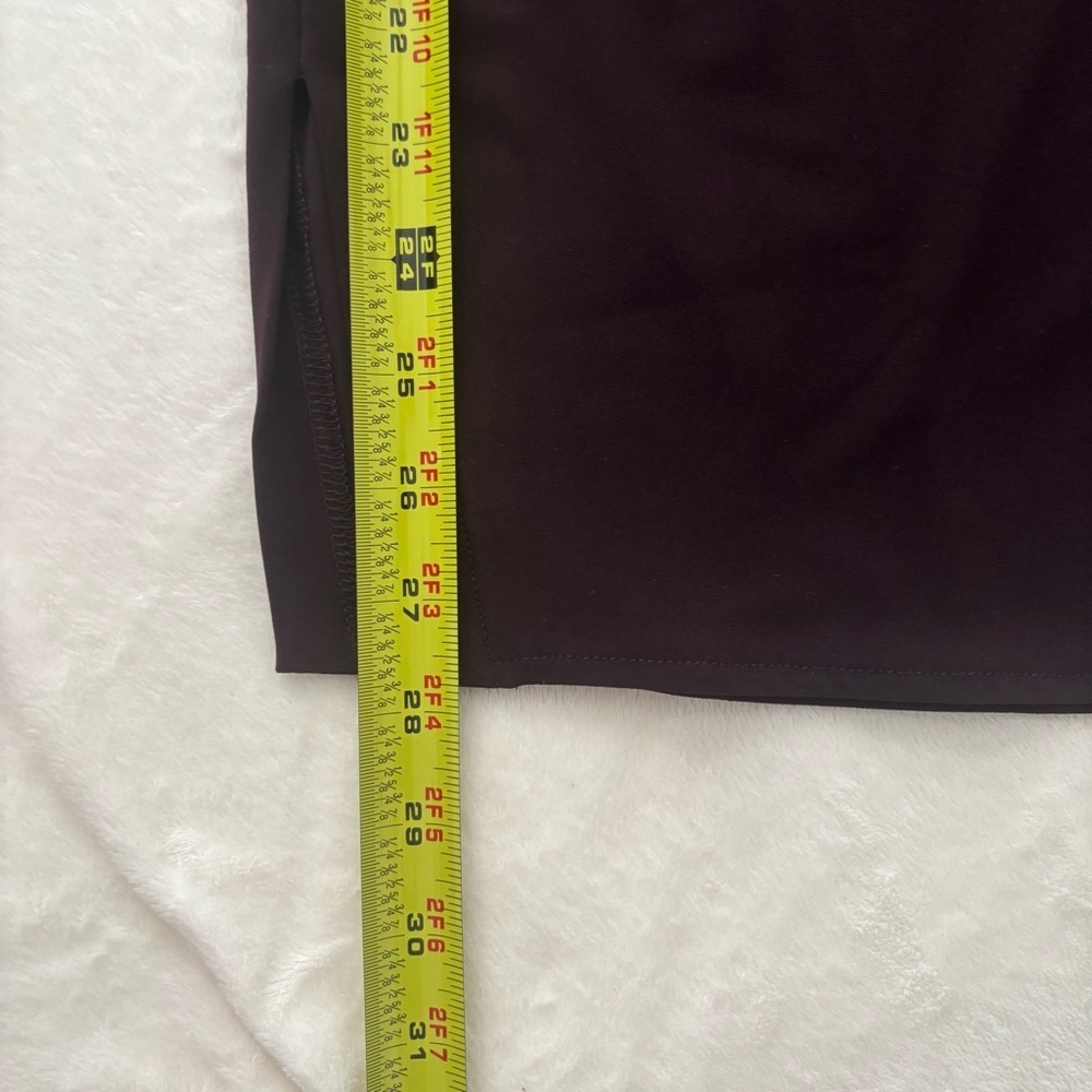 Sympli Tunic Asymmetrical V Neck Lagenlook Blouse Top Size 12 Plum/Purple - Picture 13 of 14